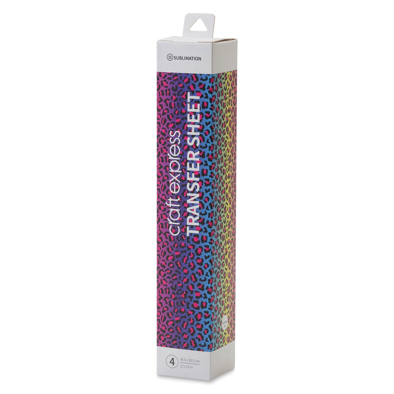 Craft Express Sublimation Pattern Transfer Sheets - Dynamic Leo, 12" x 12", Pkg of 4